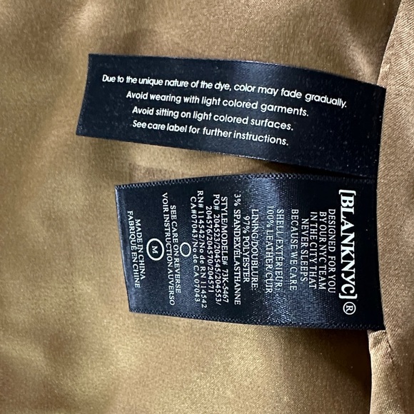 Blank NYC Women's Tan Real Suede Jacket - Picture 9 of 11